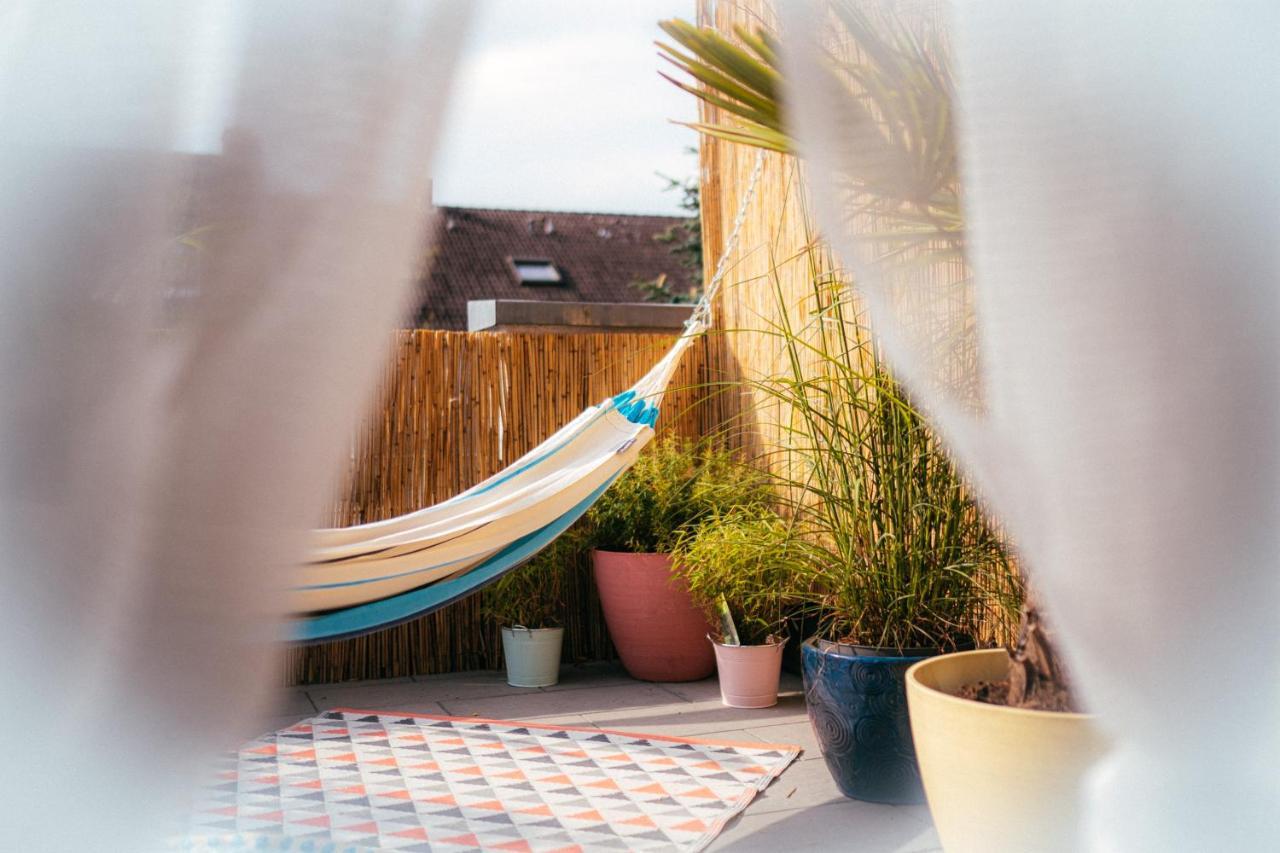 Апартаменти The Kalifornia I Stilvoll Mit Urlaubsfeeling I Dachterrasse I Klima Карлсруе Екстер'єр фото